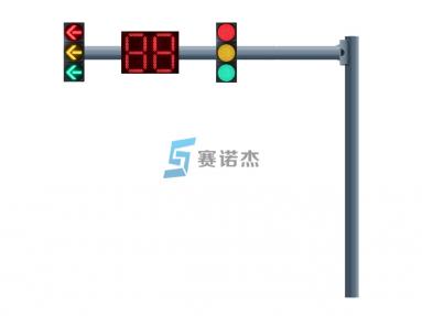 6.5m單懸臂八角交通信號(hào)燈桿
