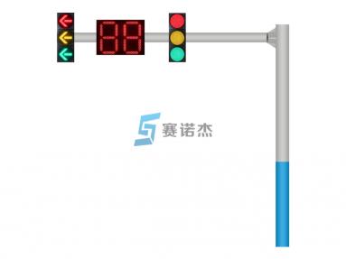 6.5m單懸臂八角交通信號(hào)燈桿