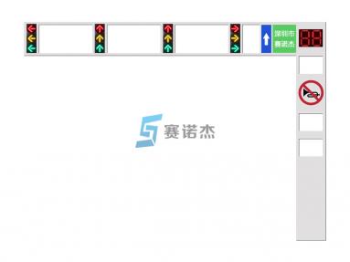 7m一體式框架交通信號(hào)燈桿